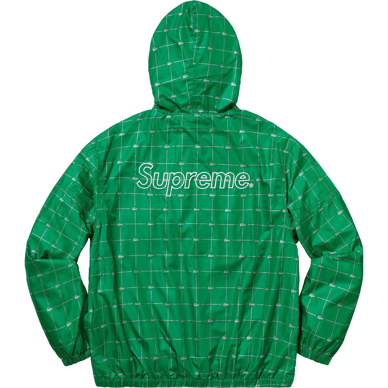 Supreme®/LACOSTE Reflective Grid Nylon Anorak view 11